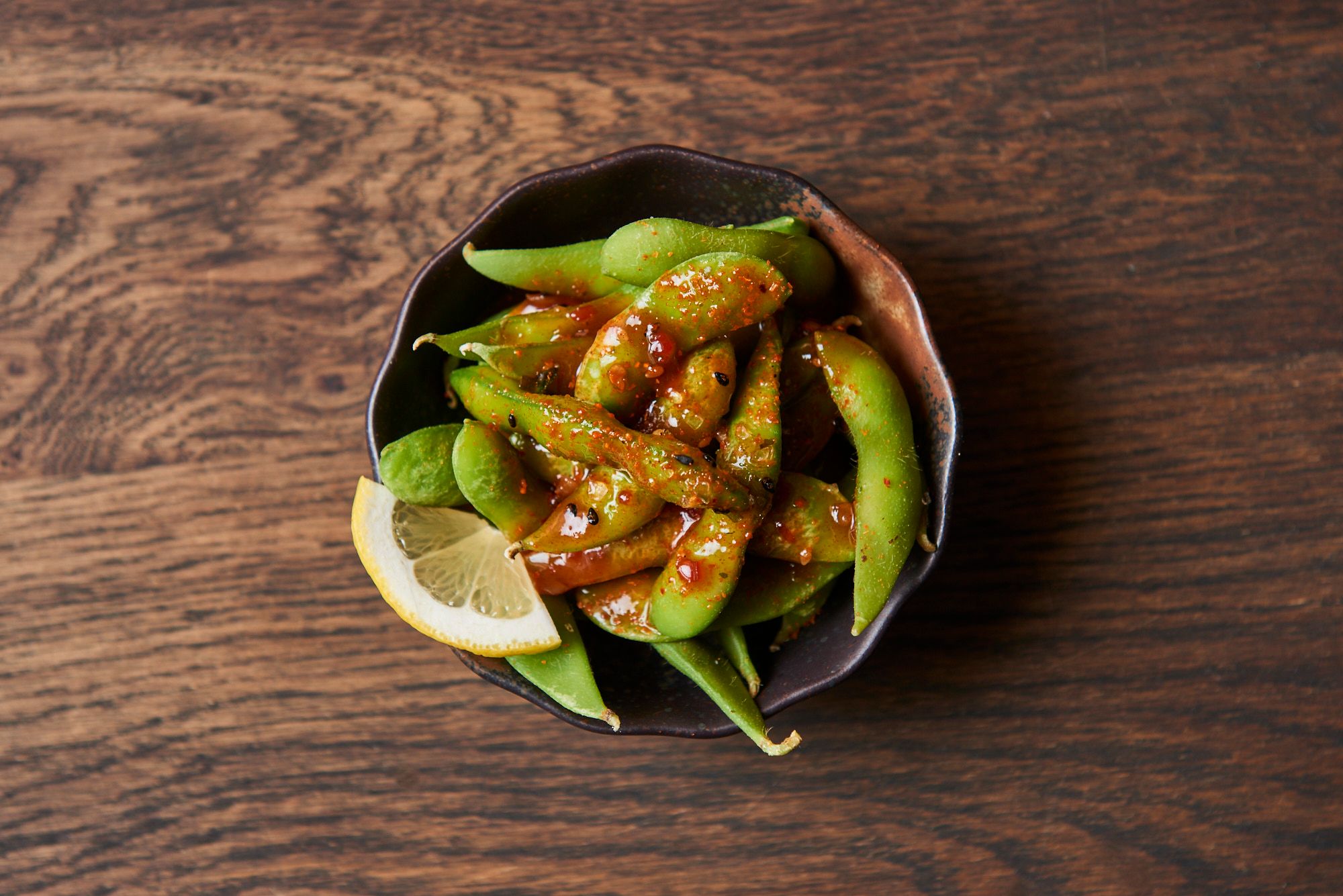 3 Spicy Edamame