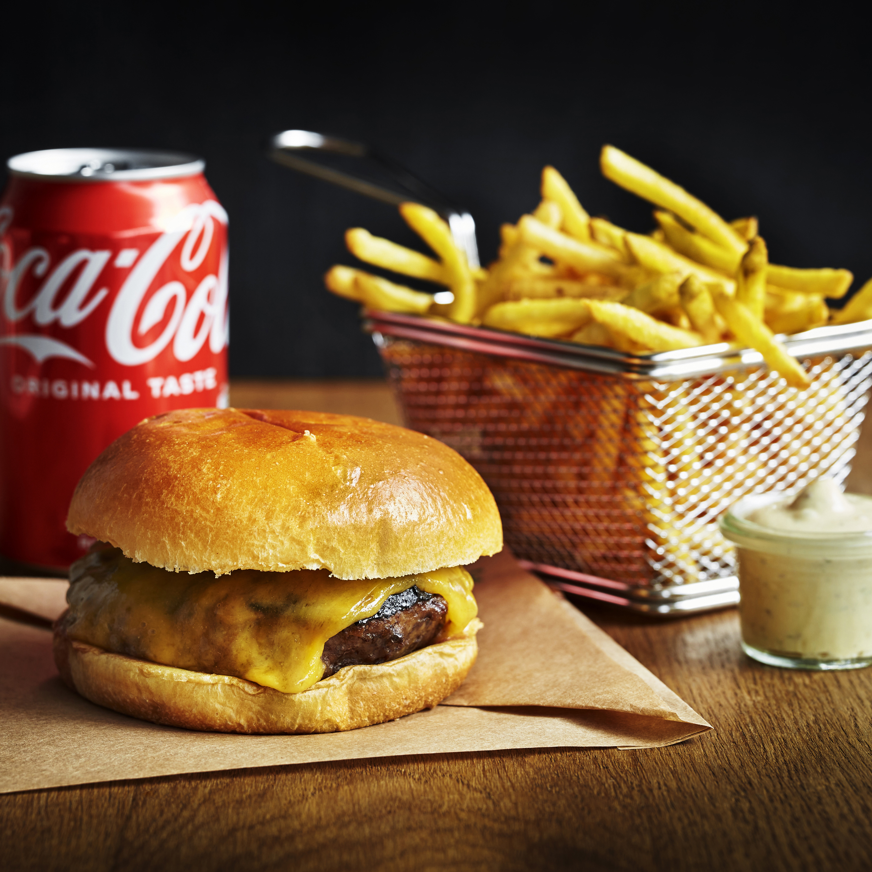 CHEESEBURGER MENY KVADRAT