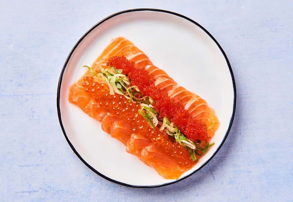 Dinner Sushi Foodora Laks Carppachio 4298