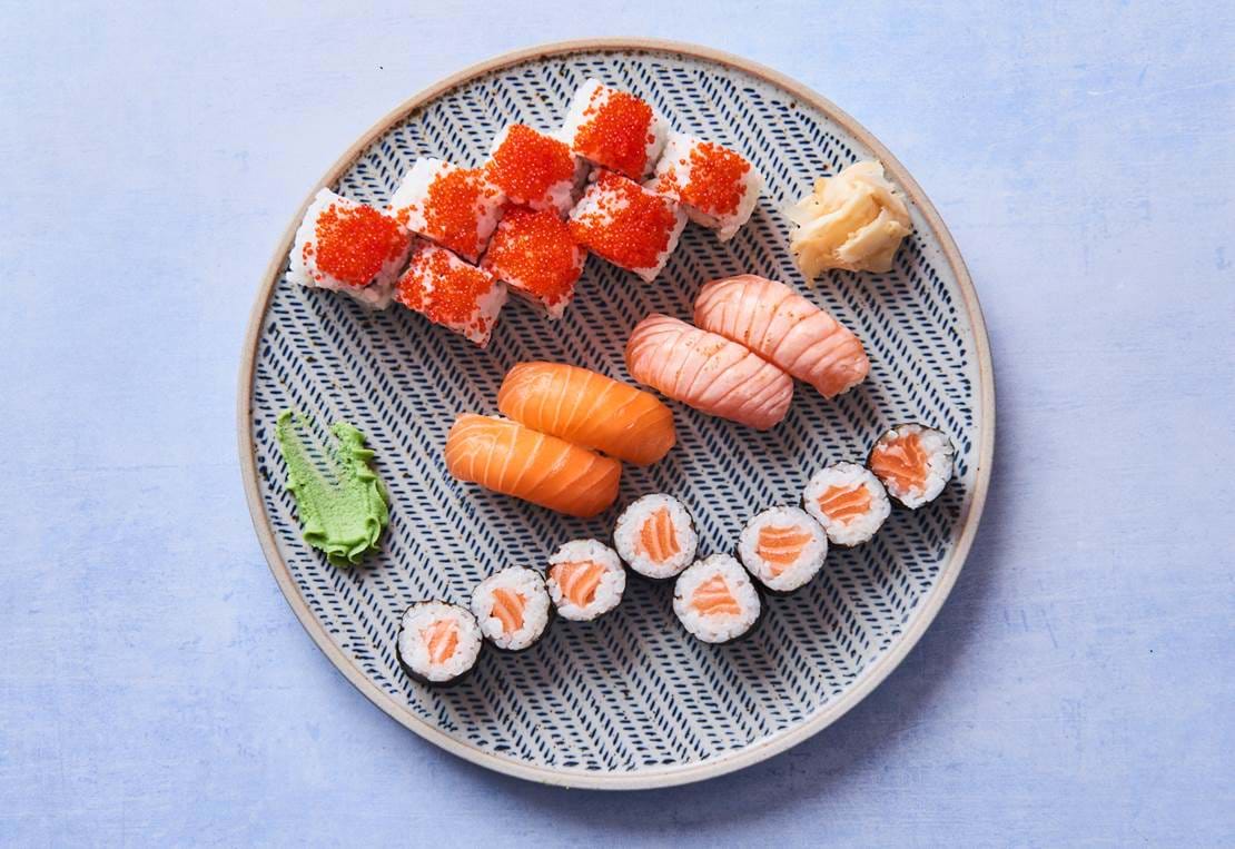 Dinner Sushi Foodora Laks Dinner 4933