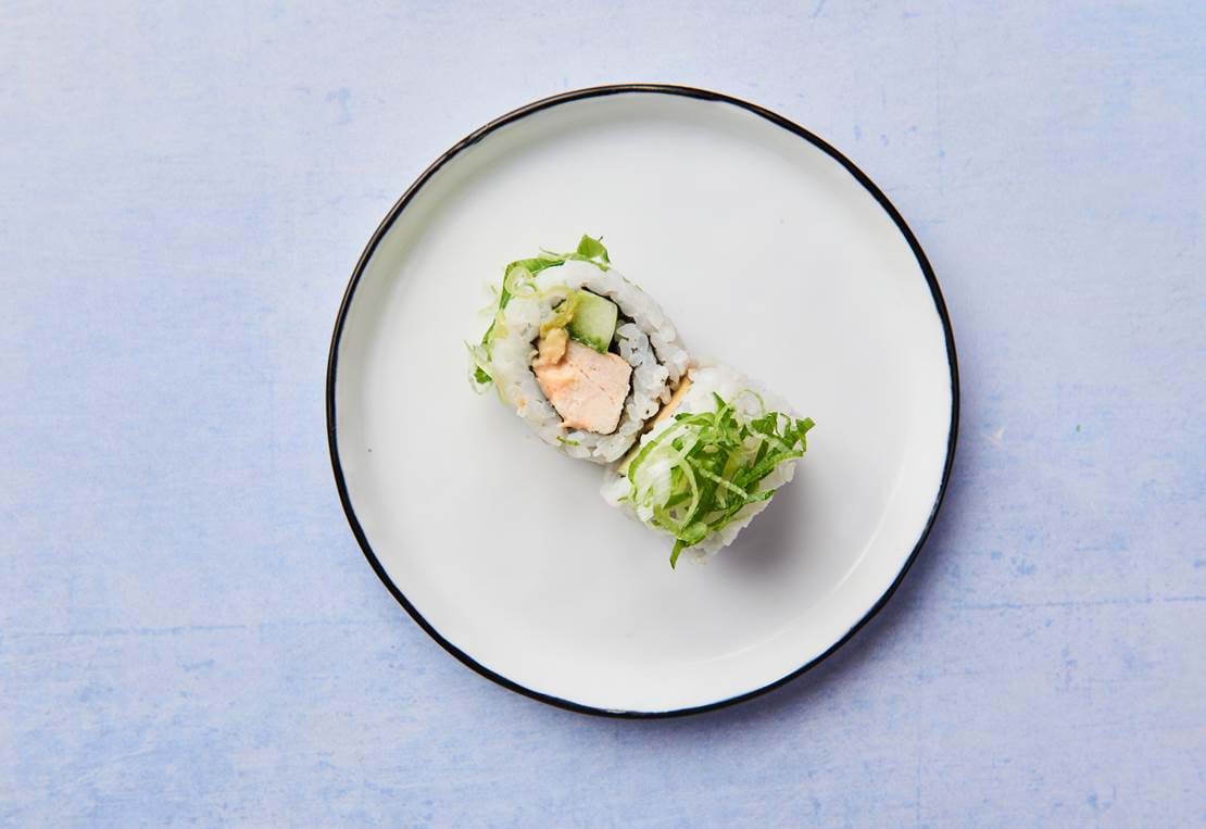 Dinner Sushi Foodora Uramaki Spicy Kylling 4141