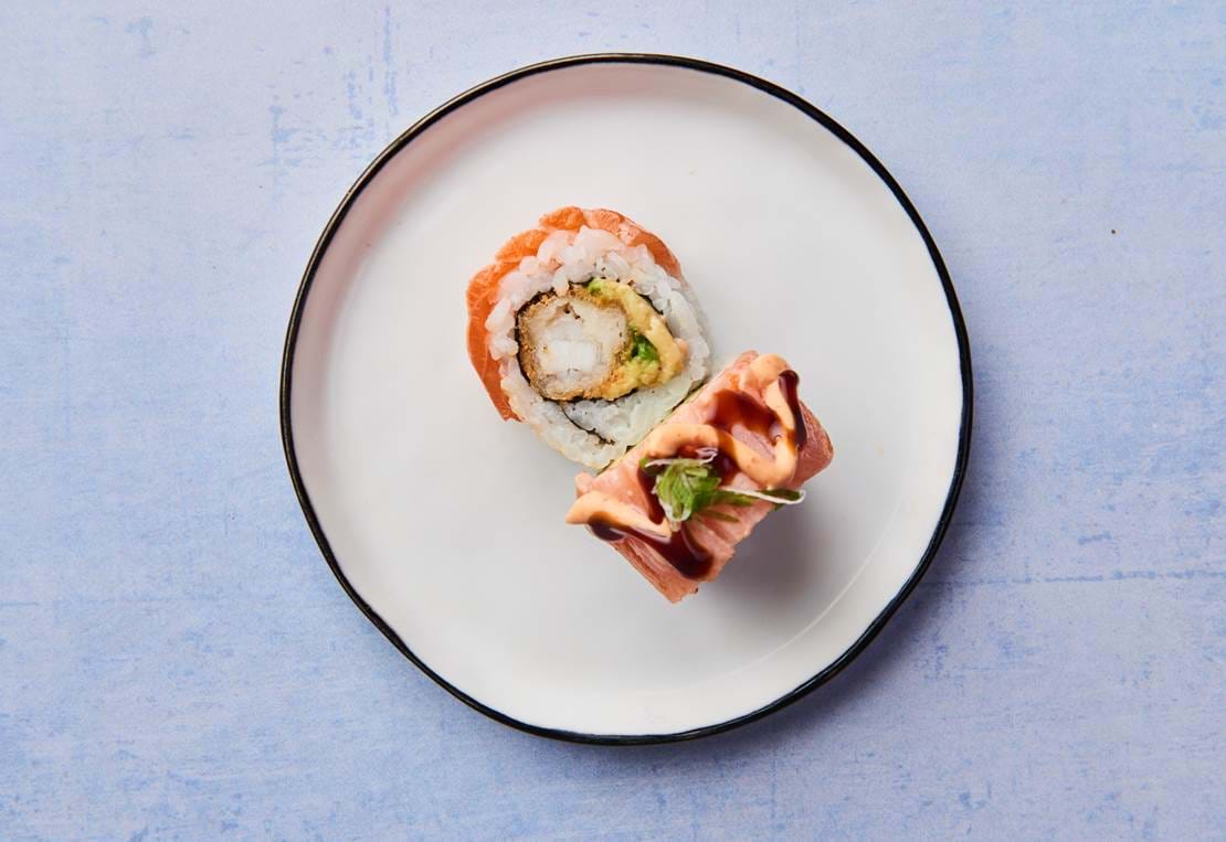 Dinner Sushi Foodora Slim Laks Kaburamaki 4167