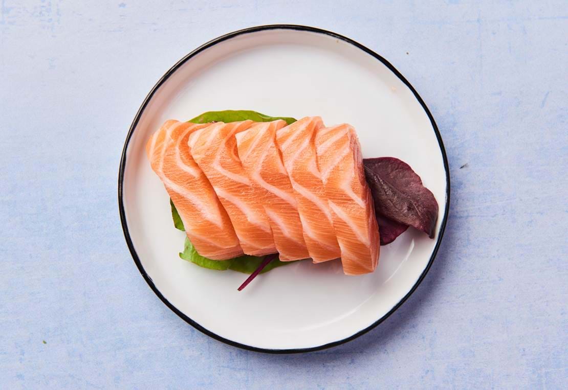 Dinner Sushi Foodora Laks Sashimi4235