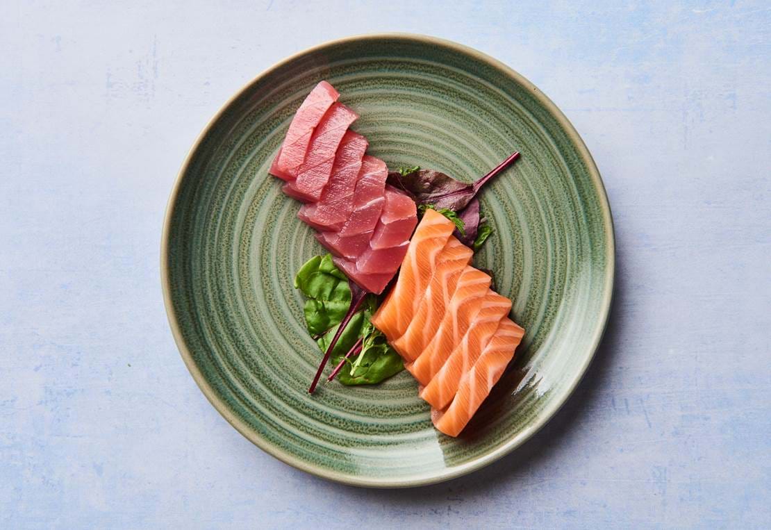 Dinner Sushi Foodora Sashimi Laks Tun 4246