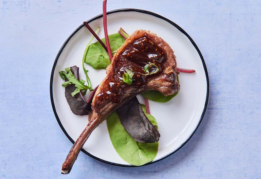 Dinner Sushi Foodora Lammekrone Black Pebber Stick 4885