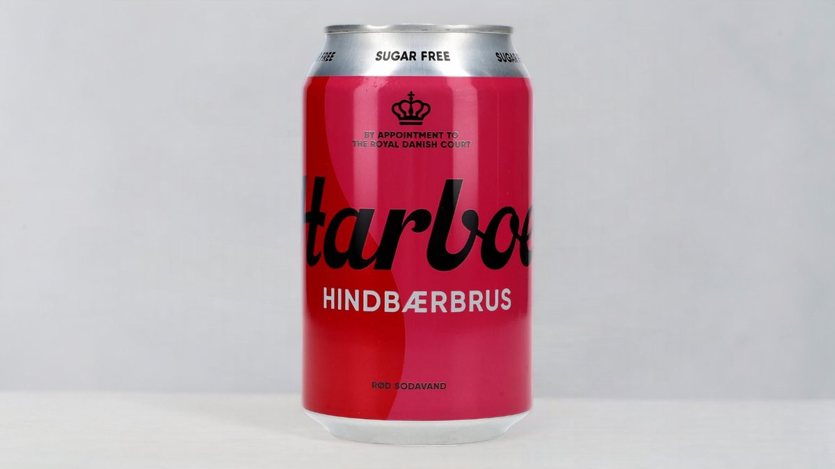 Harboe Hindbærbrus 0% Sukker 0,33 L