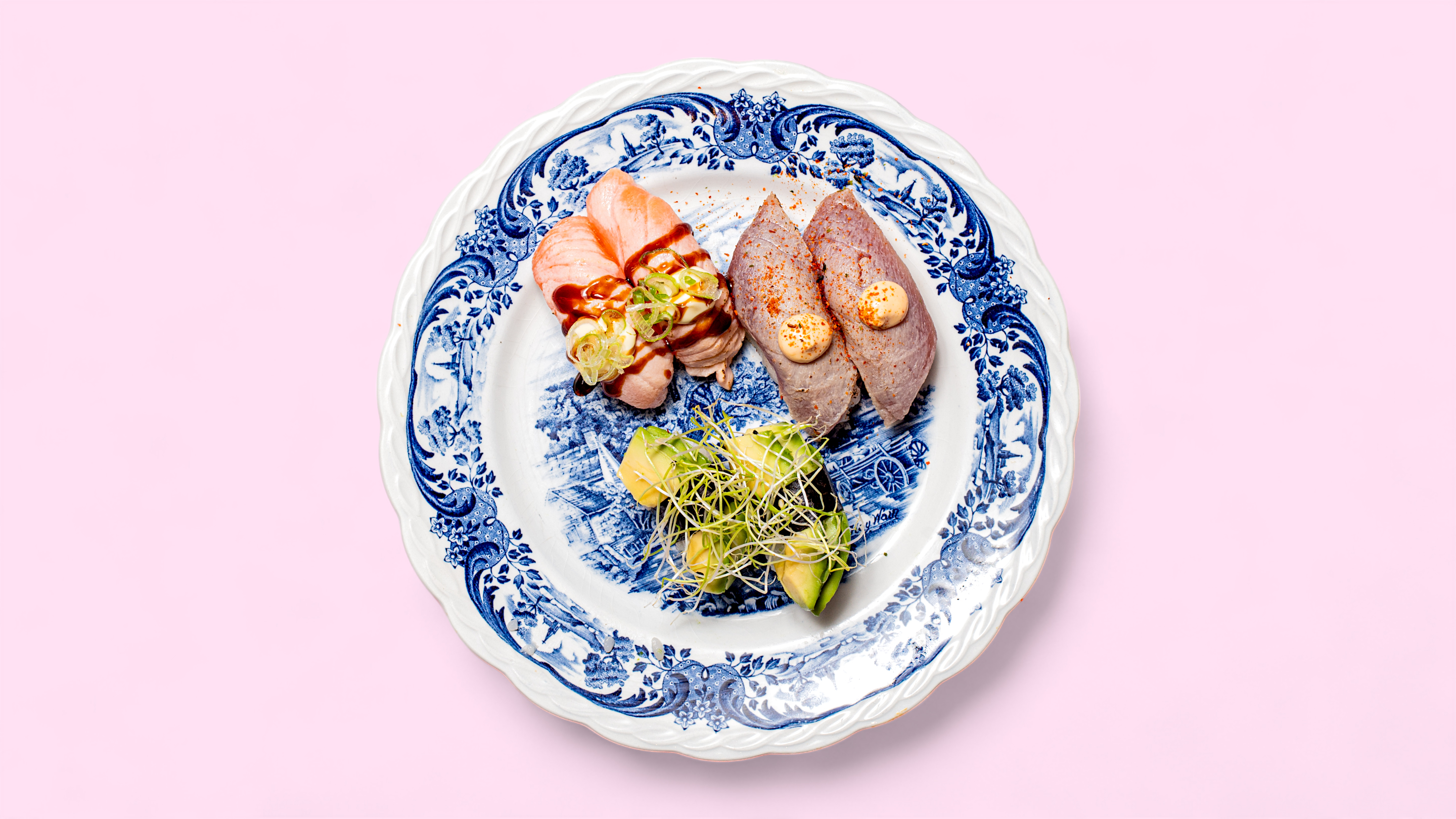 Flamberet Nigiri Menu