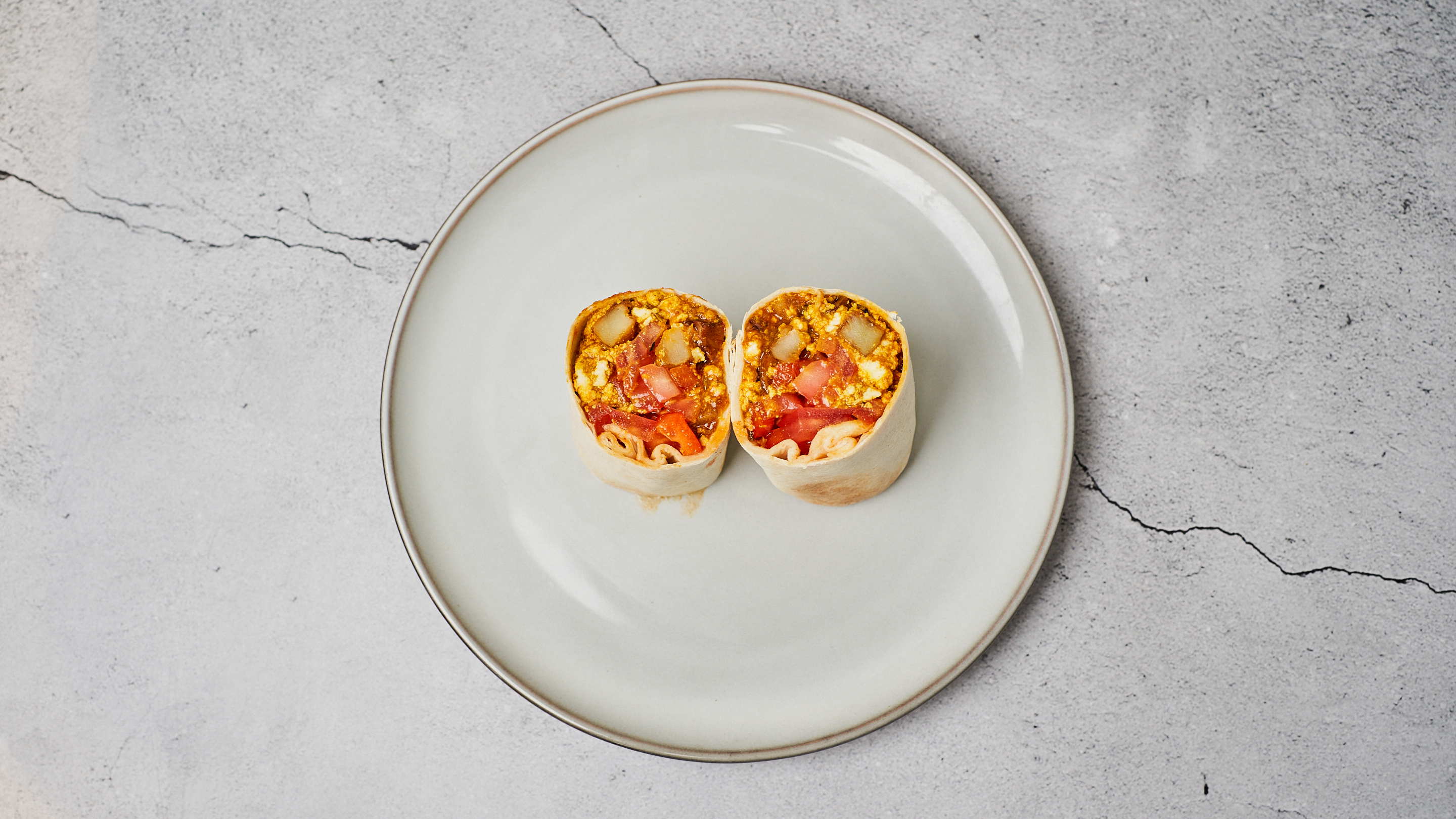 Tofu Scrambled Burrito