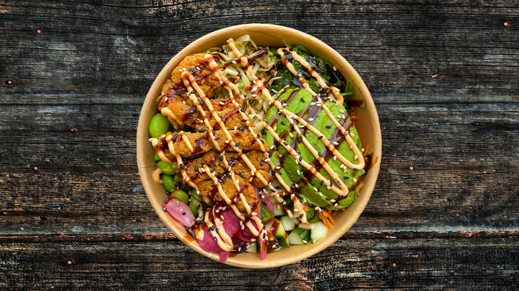 Poke Bowl Crispy Chicken Frokost