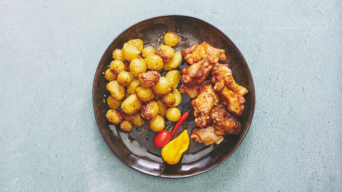 E896d394 B01f 11Ec A286 4632Ac4ce0c7 Kylling Vinger Med Kartoffler