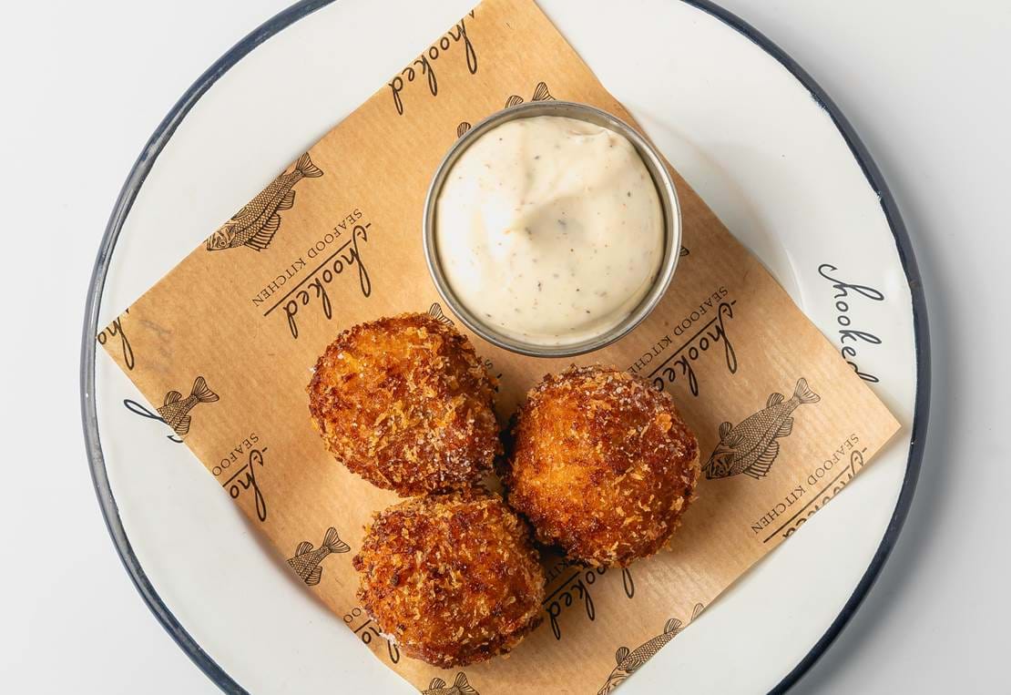 Mac N Cheese Croquettes M Truffle Mayo
