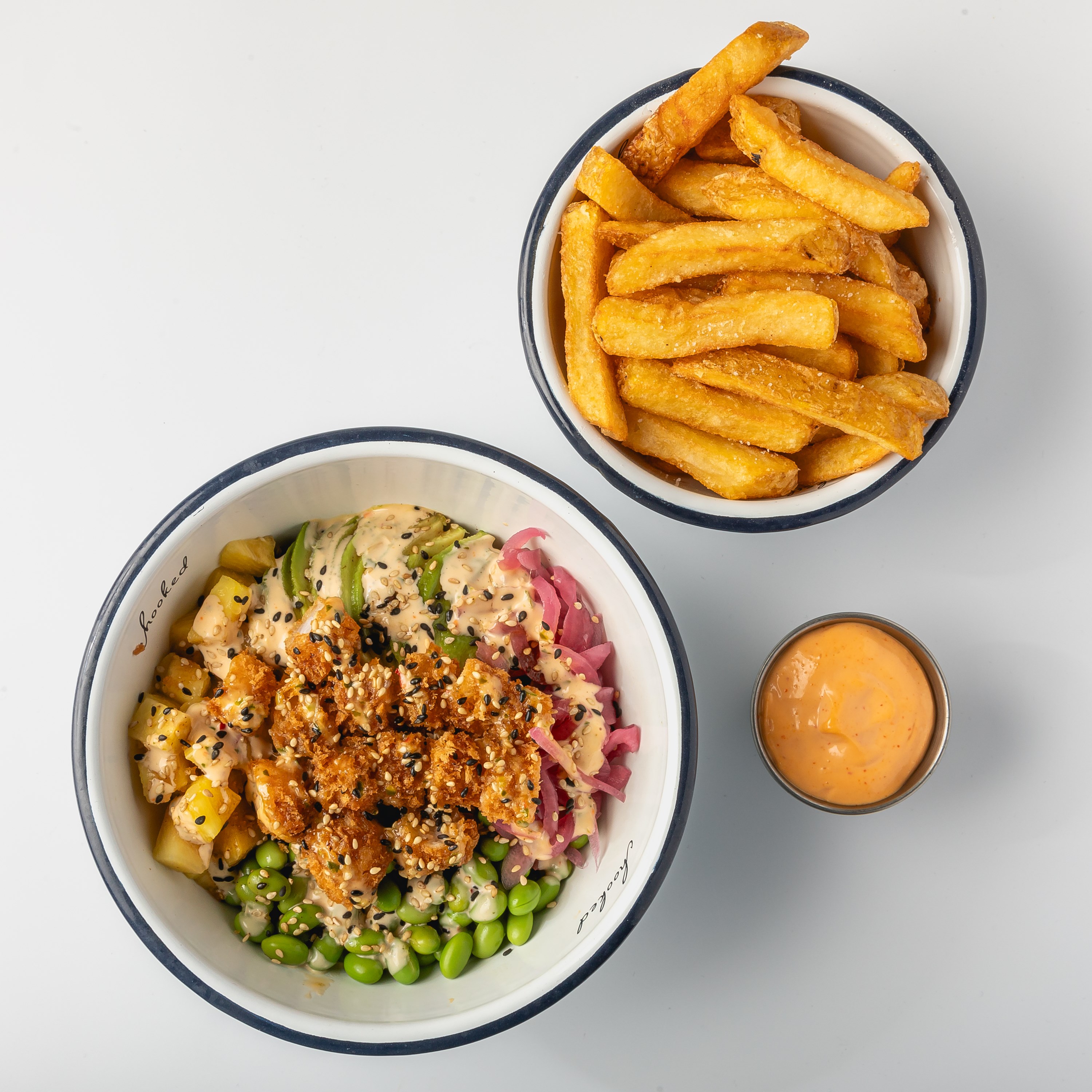 Prawn Poke M Pommes M Dip