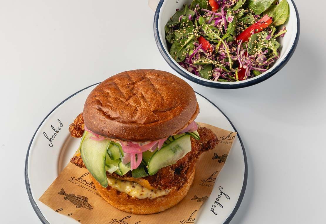 Hooked Burger M Salat