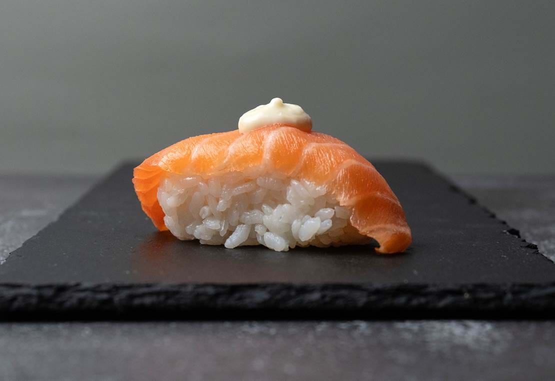 Nigiri Laks Hvidløg