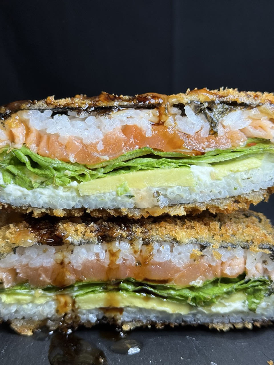 Sushi Burger Laks – Stor