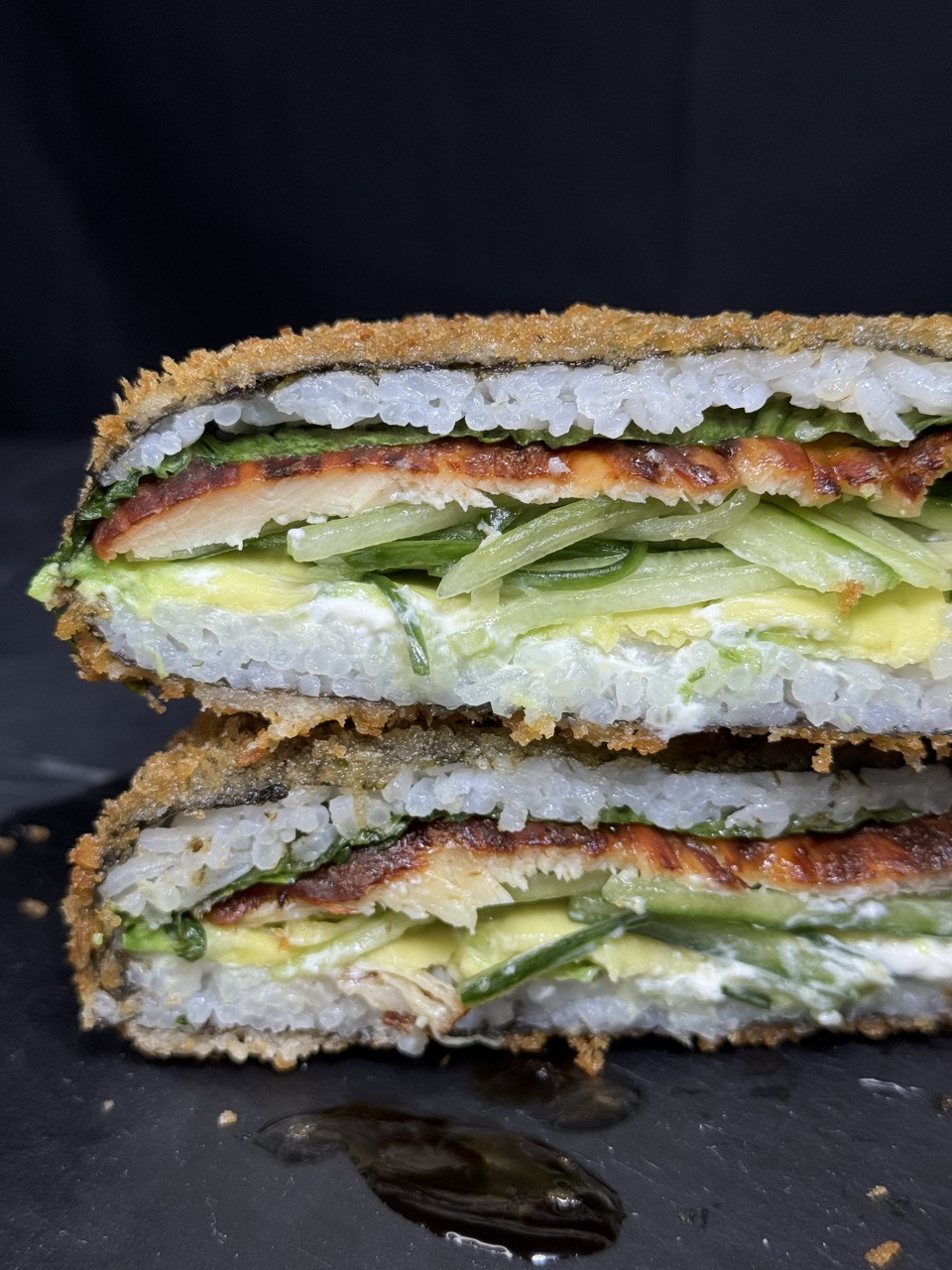 Sushi Burger Kylling – Stor