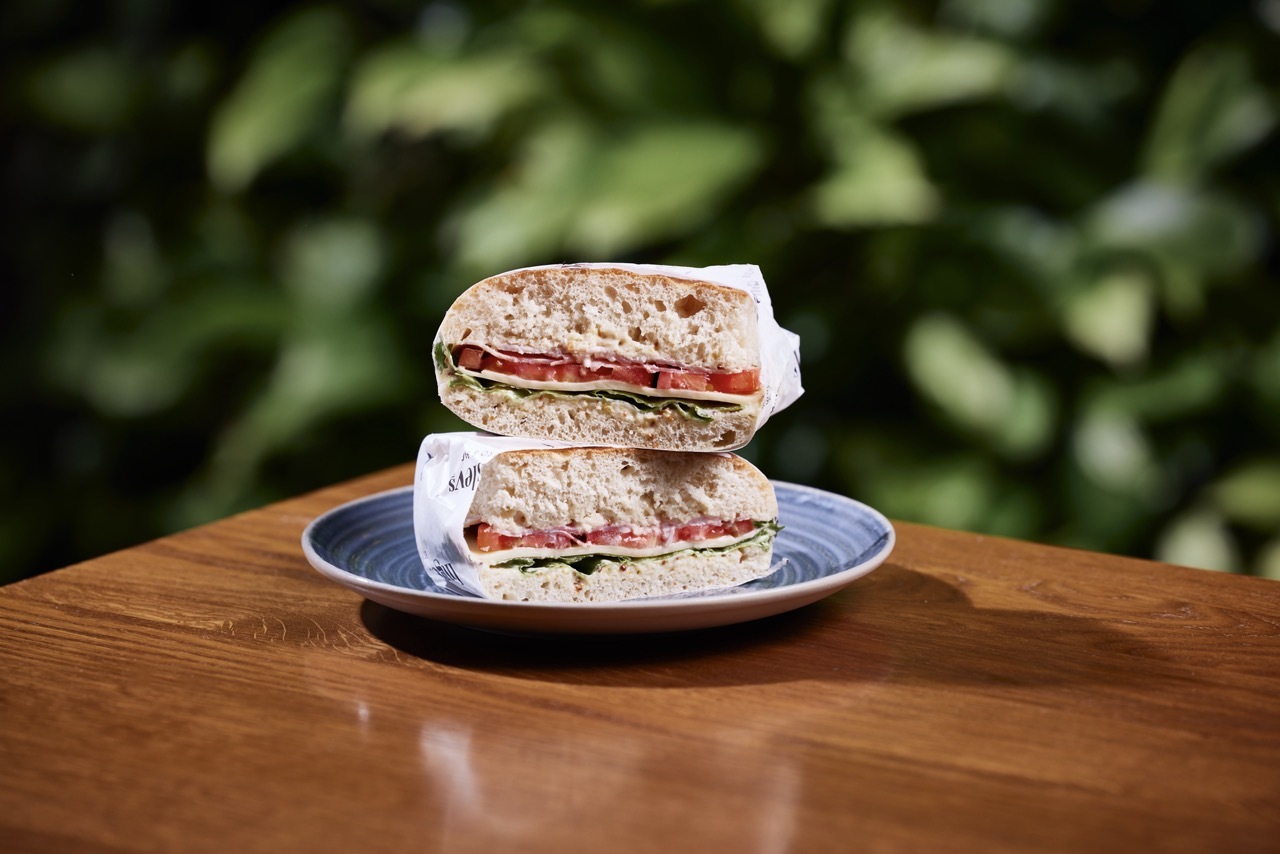 Skinke Ost Sandwich Århus – Stor