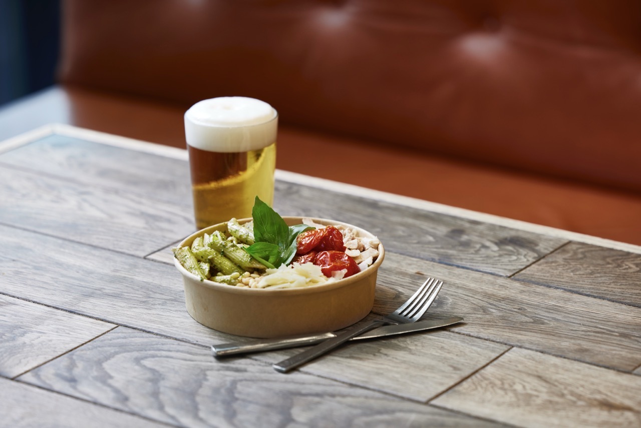 Pasta Pesto Kylling Togo – Stor