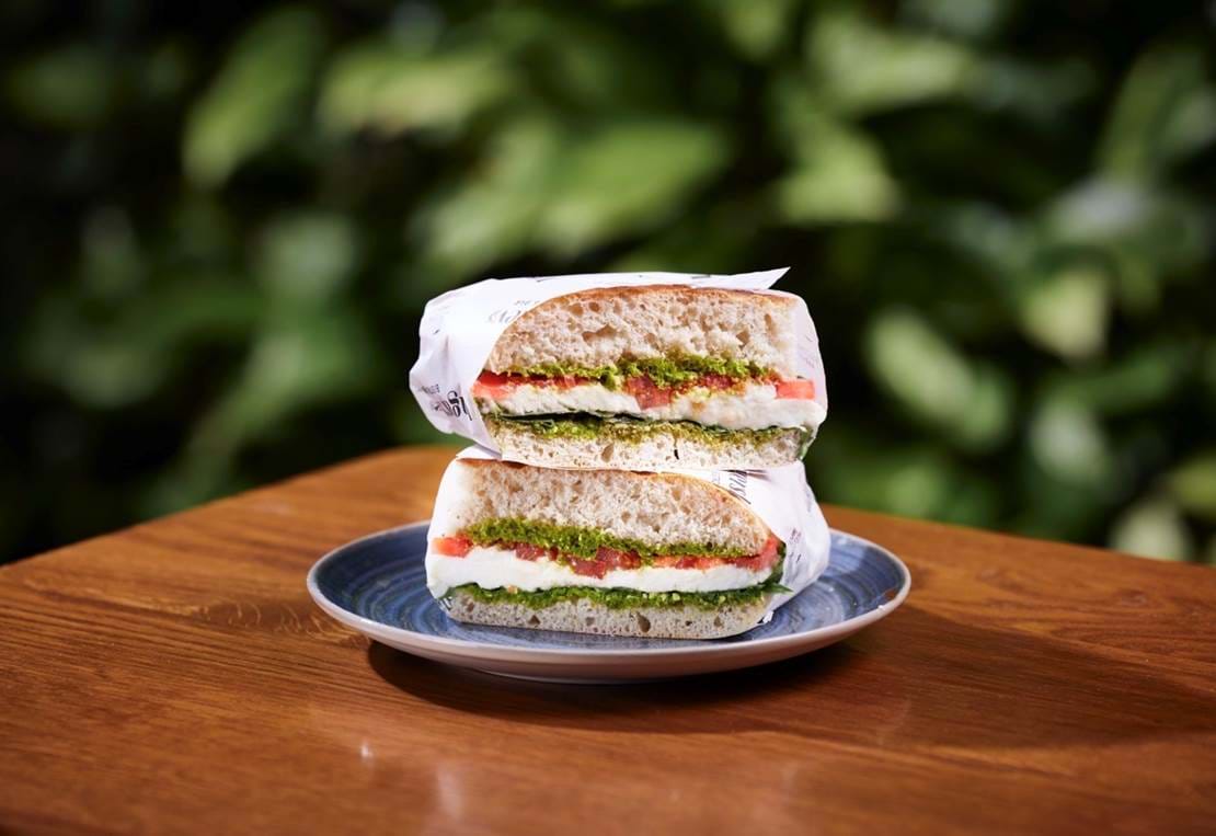 Vegetar Sandwich. Århus Psd – Stor (1)