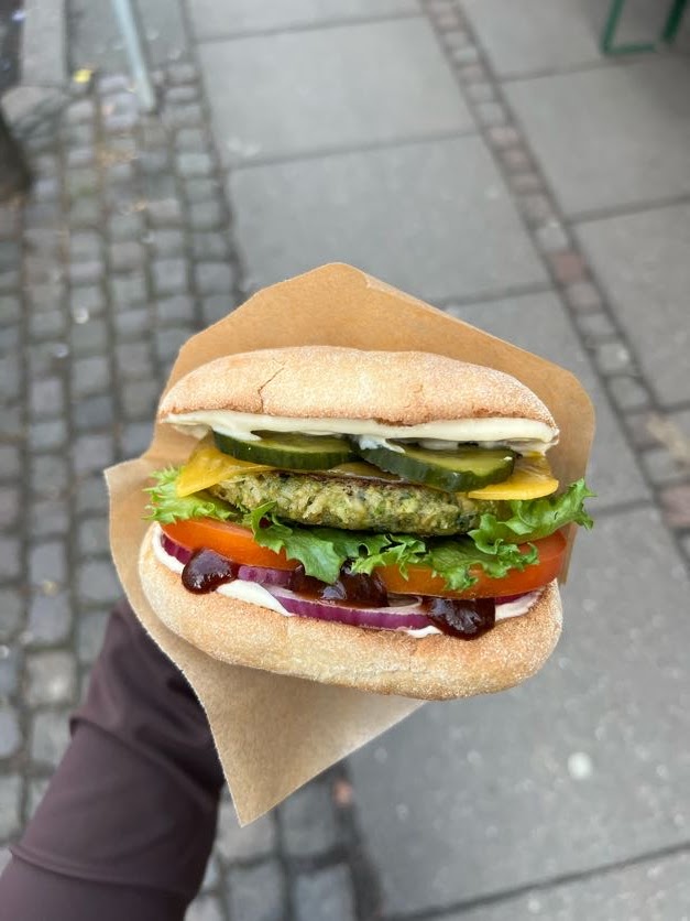 Vegetarisk Cheeseburger