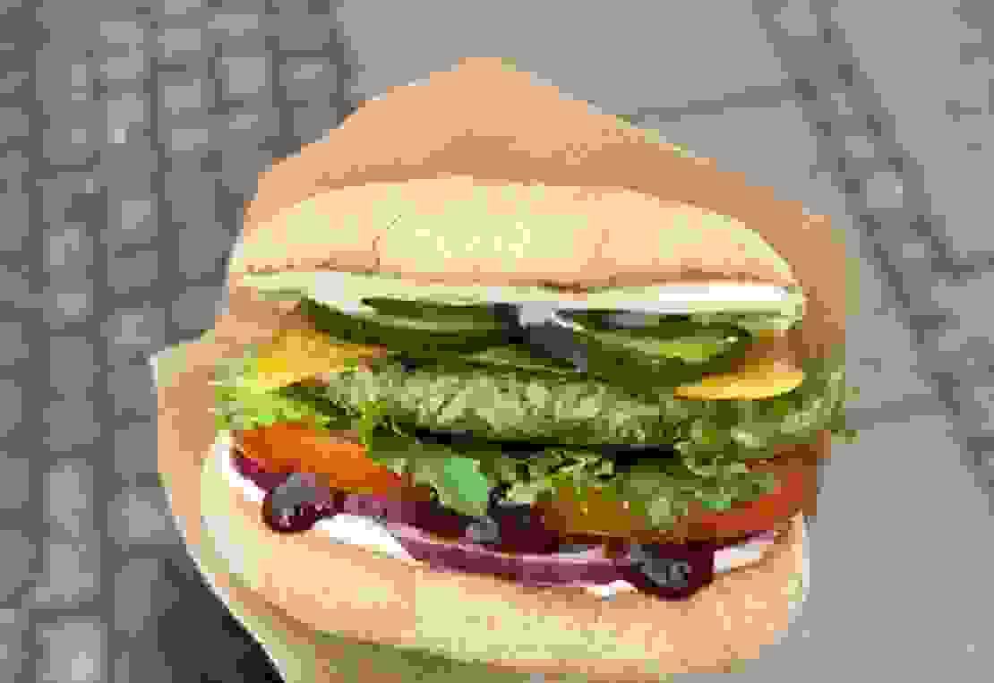 Vegetarisk Cheeseburger