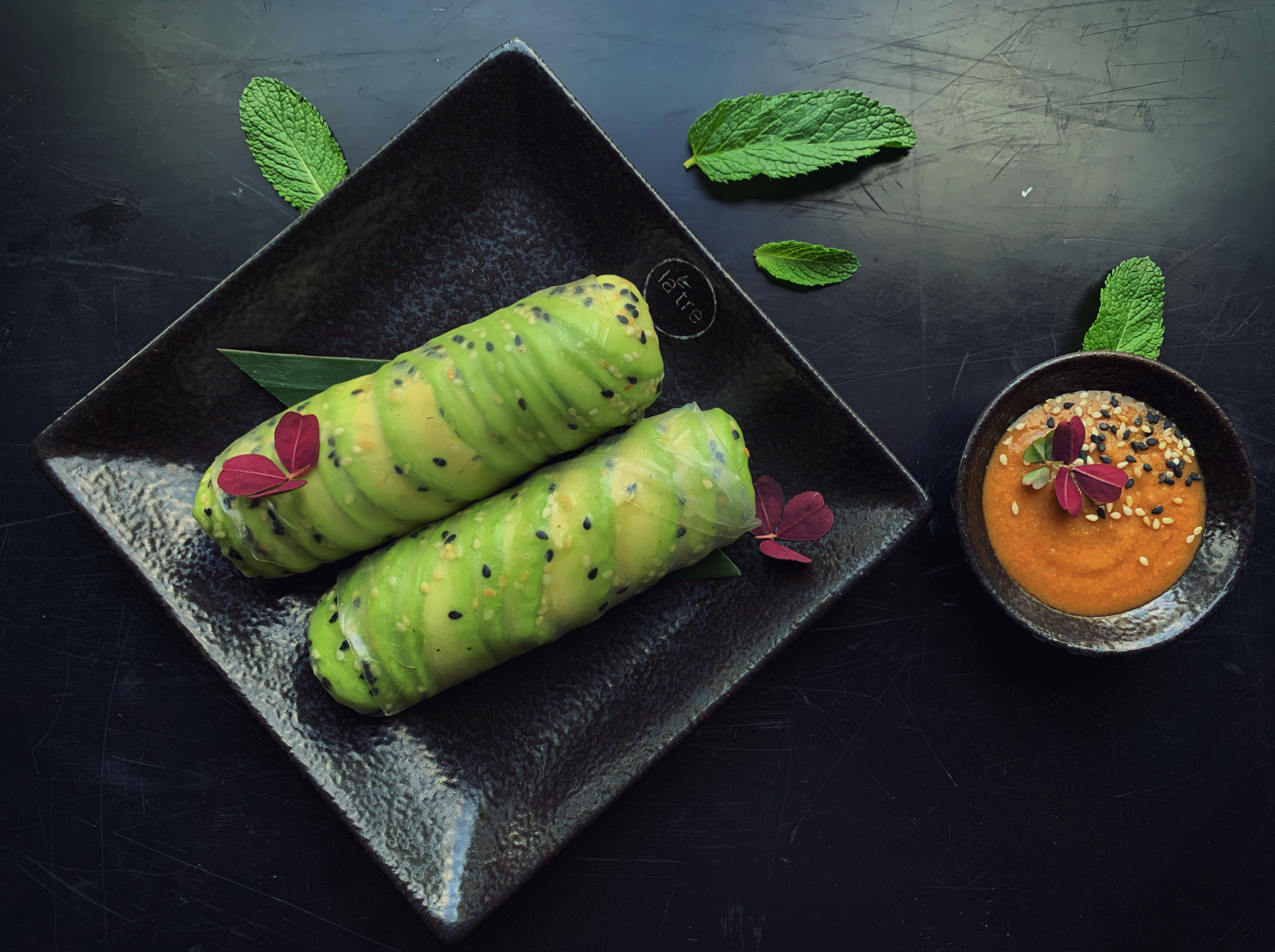 3. Avocado Spring Rolls