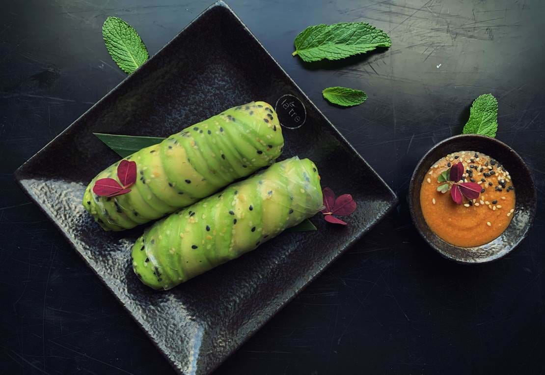 3. Avocado Spring Rolls