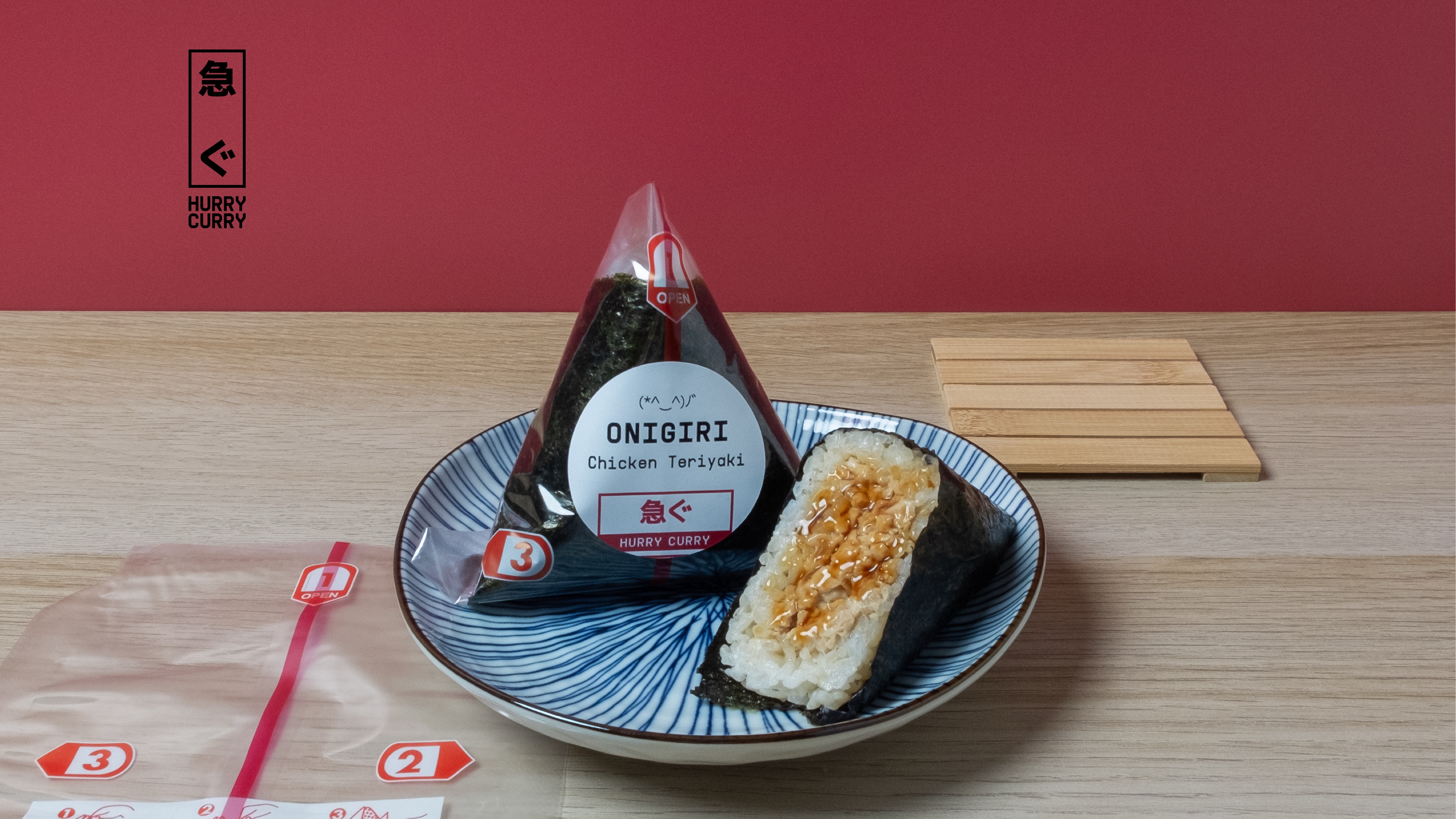 Onigiri chicken open