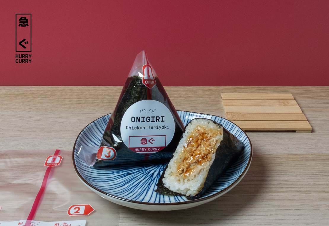 Onigiri chicken open
