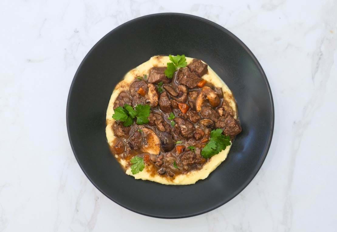 Bossy Beef Bourgignon – Stor