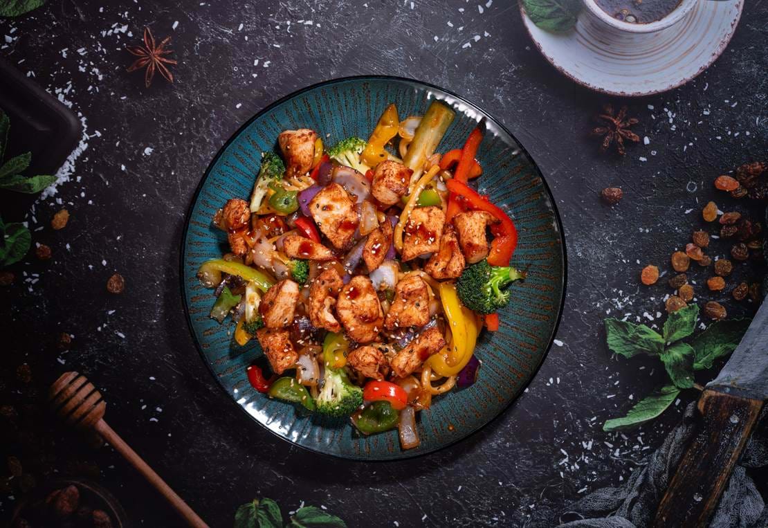 Teriyaki Kylling Nudler