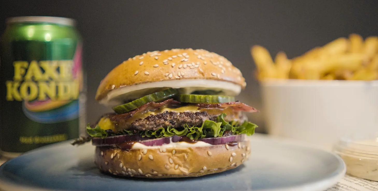 Bacon Chesse Burger Menu