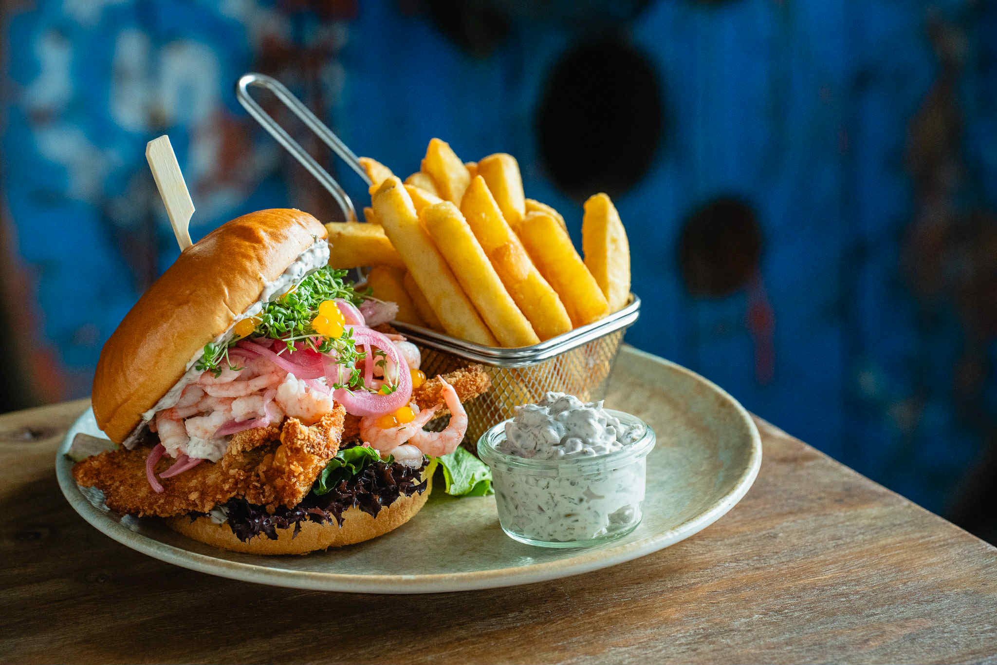 Mimis Bistro Strandby Burger