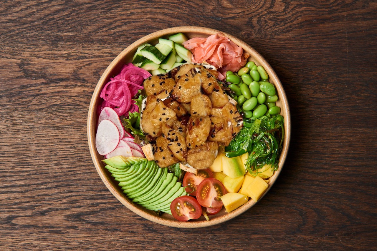 Pokebowl Kylling – Stor