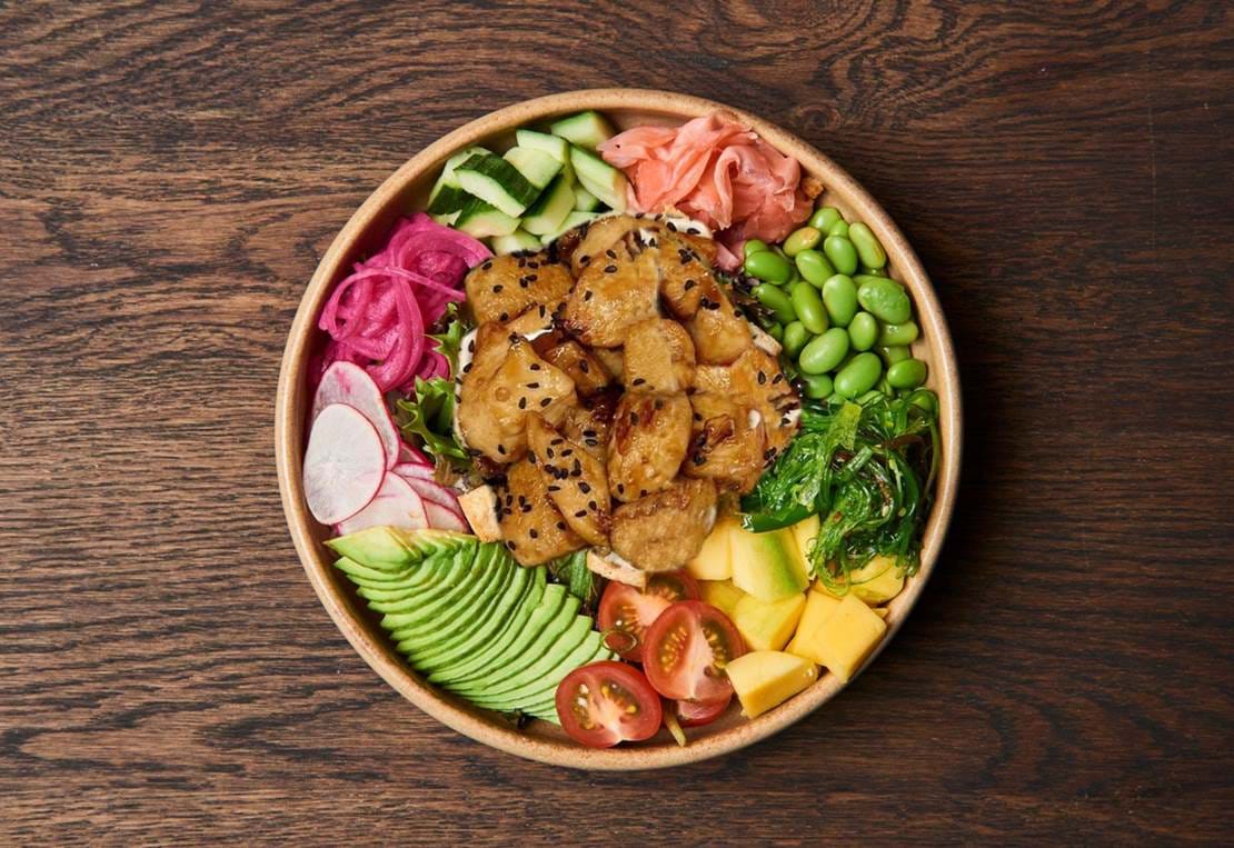 Pokebowl Kylling – Stor