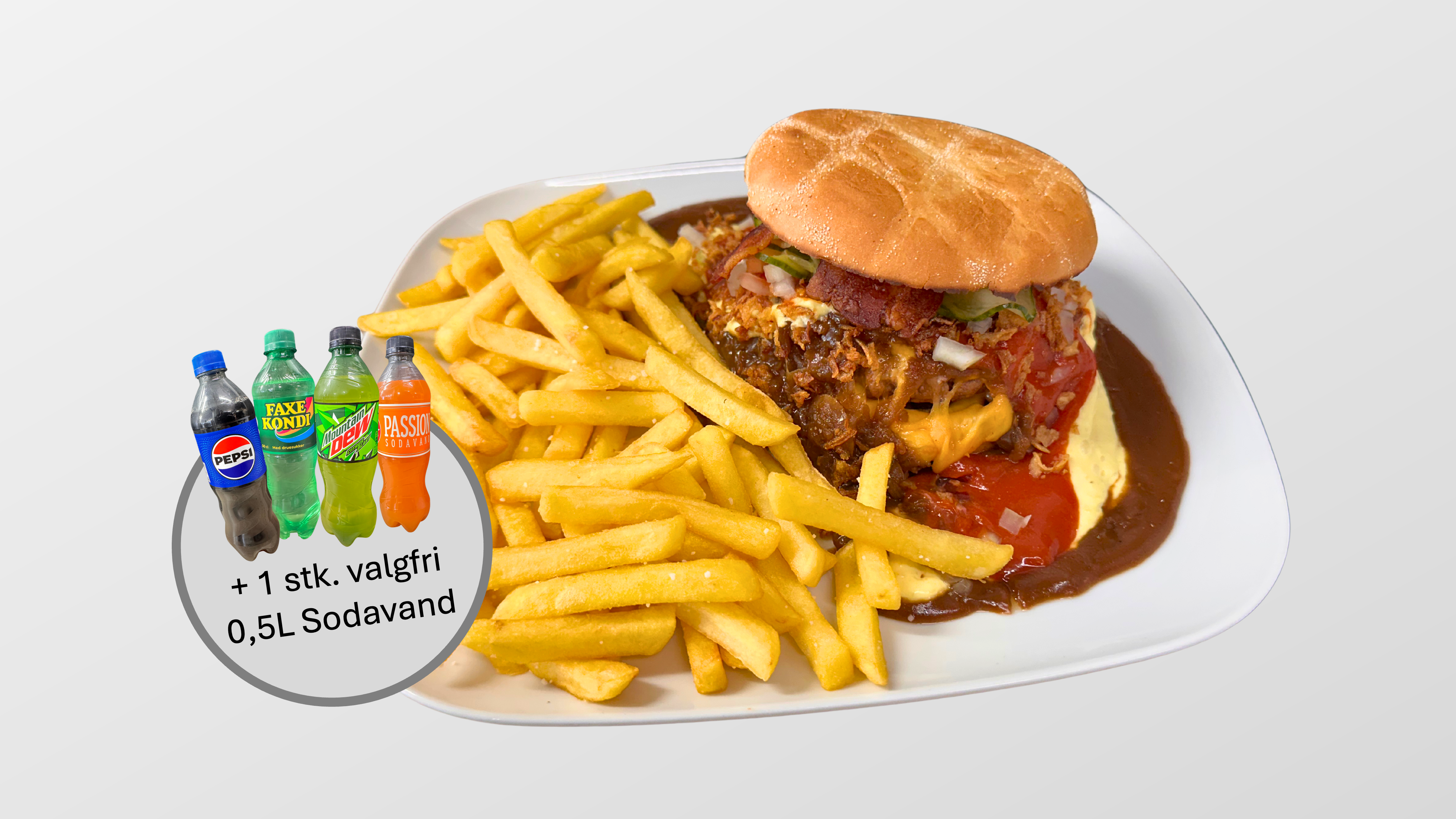 Husets Bøfsandwich Menu