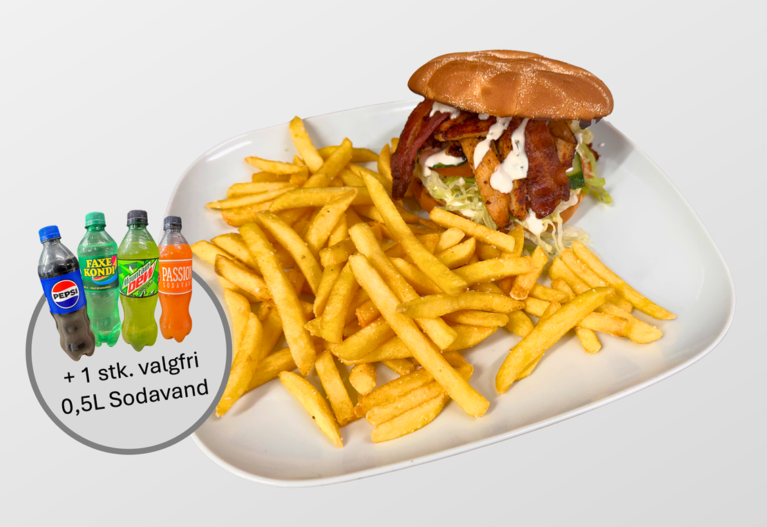Kyllingesandwich Menu