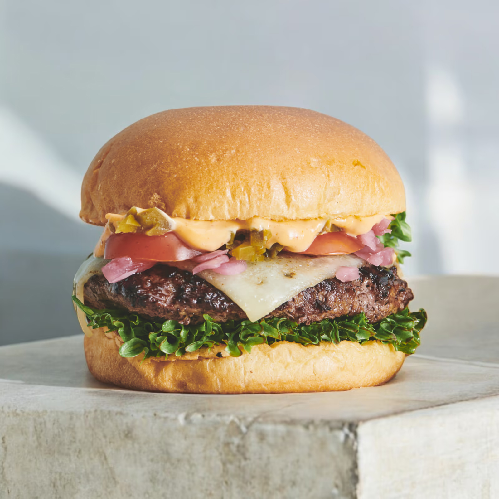 Square Burger Spicy Burger