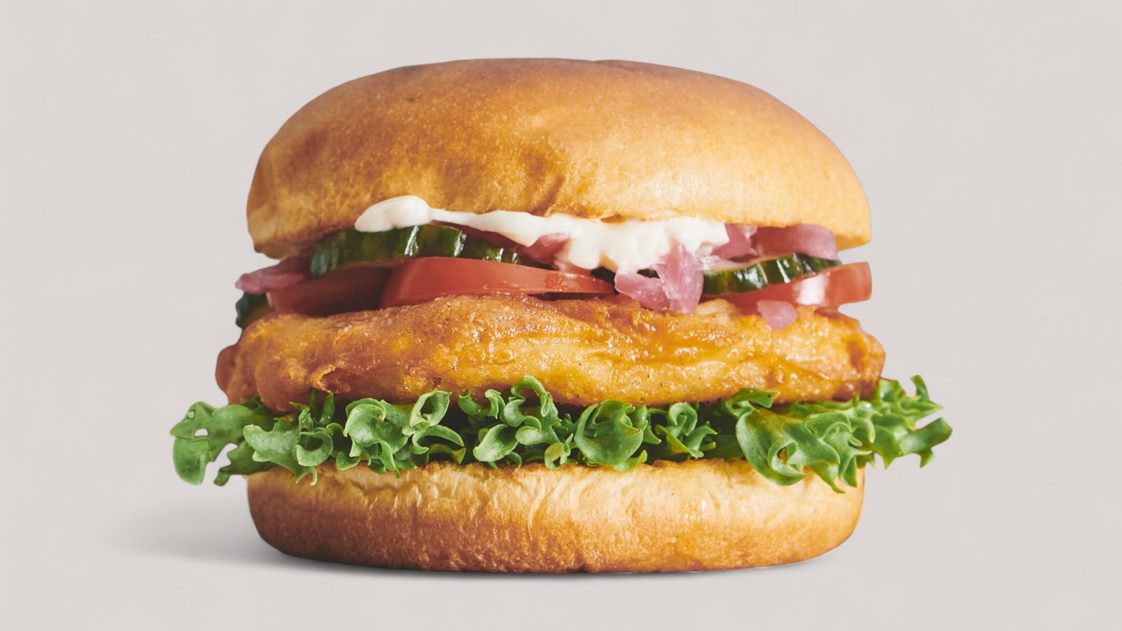 Square Burger Chicken Burger