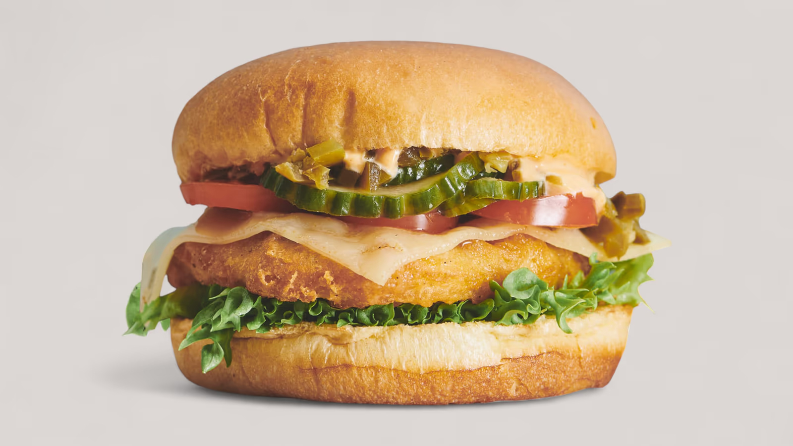 Square Burger Spicy Chicken Burger