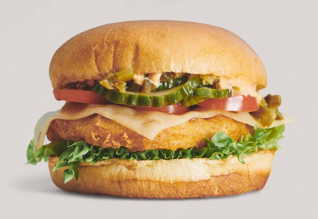 Square Burger Spicy Chicken Burger