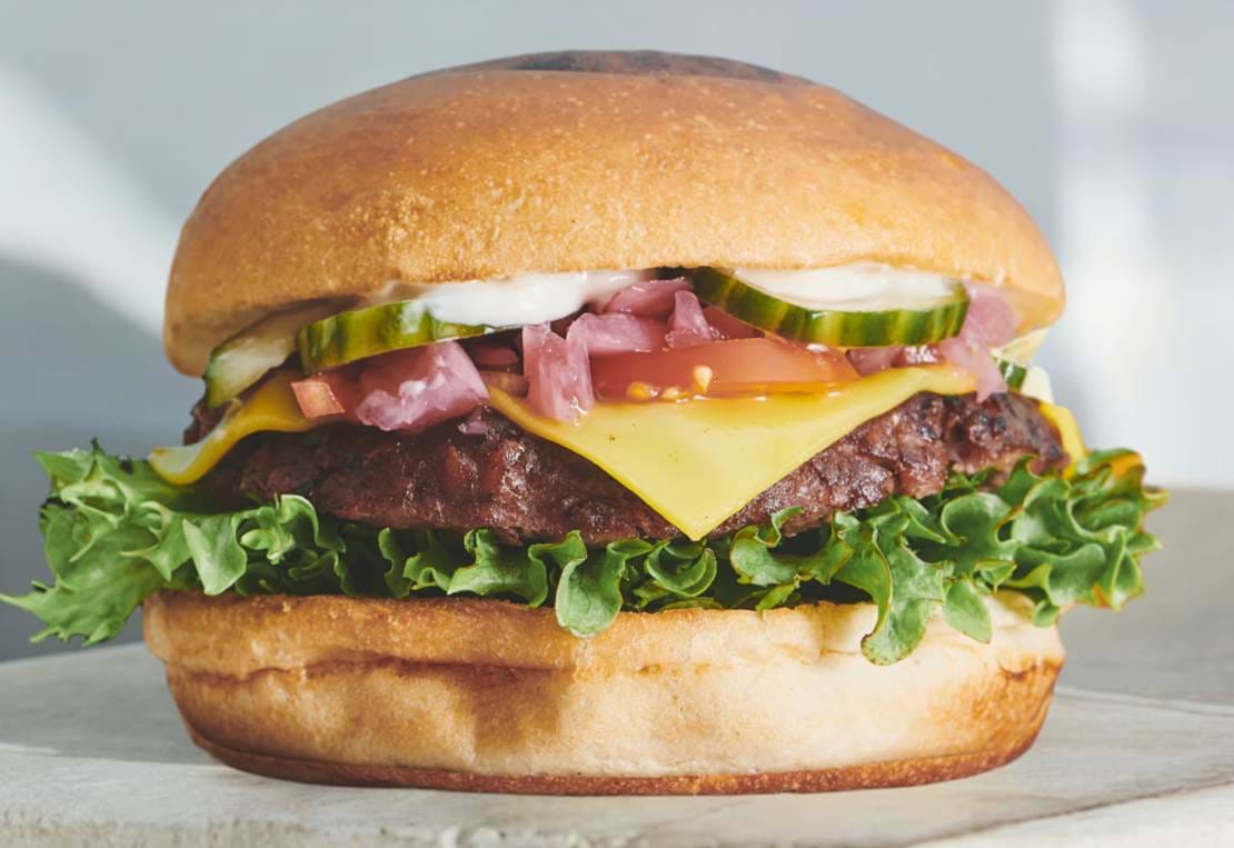 Square Burger Vegan Cheeseburger