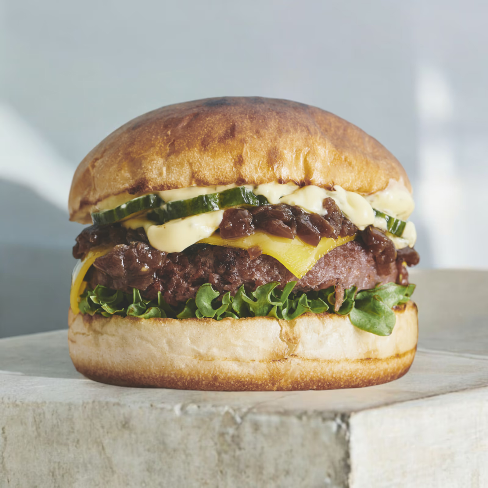Square Burger Vegan Bearnaise Burger