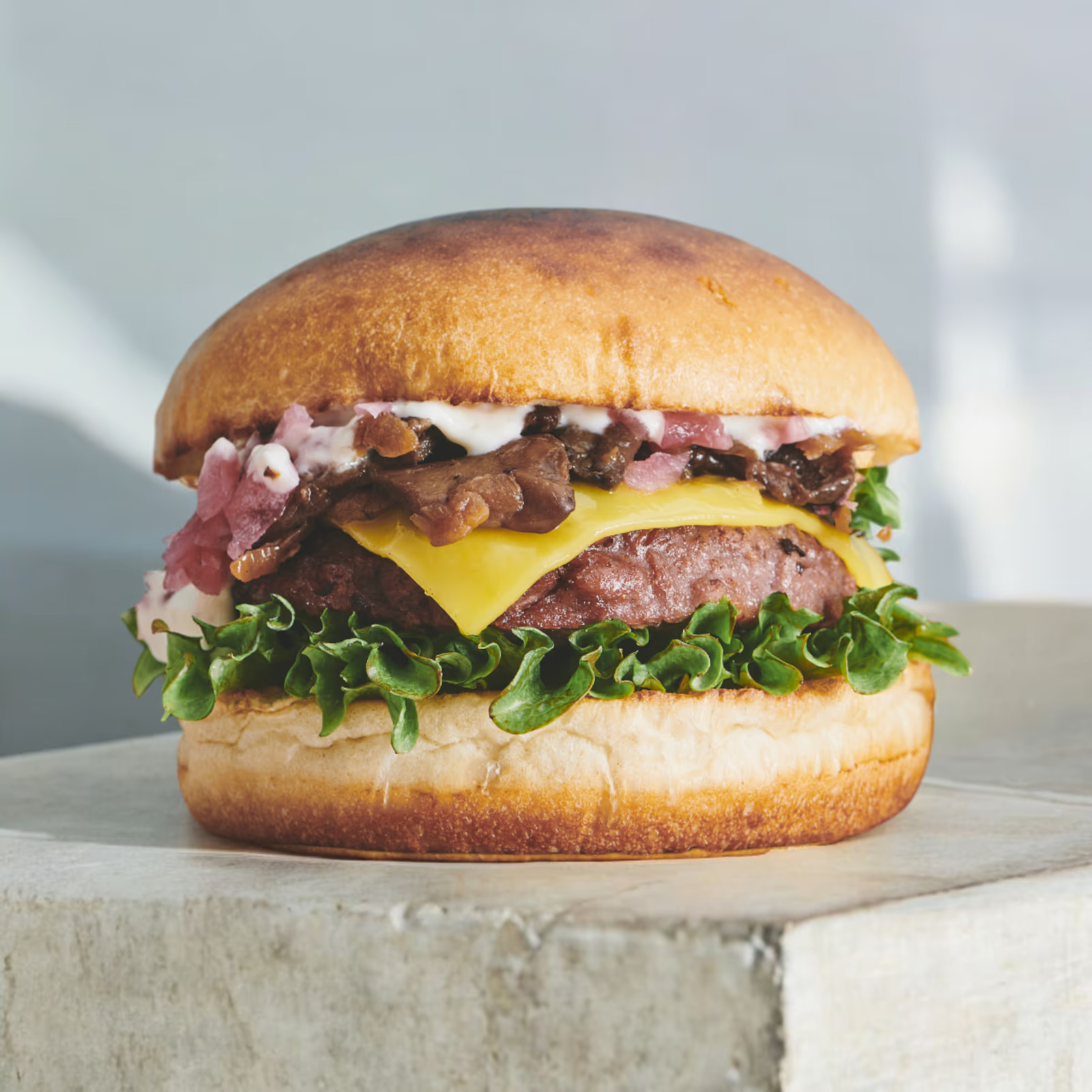 Square Burger Vegan Trøffel Burger