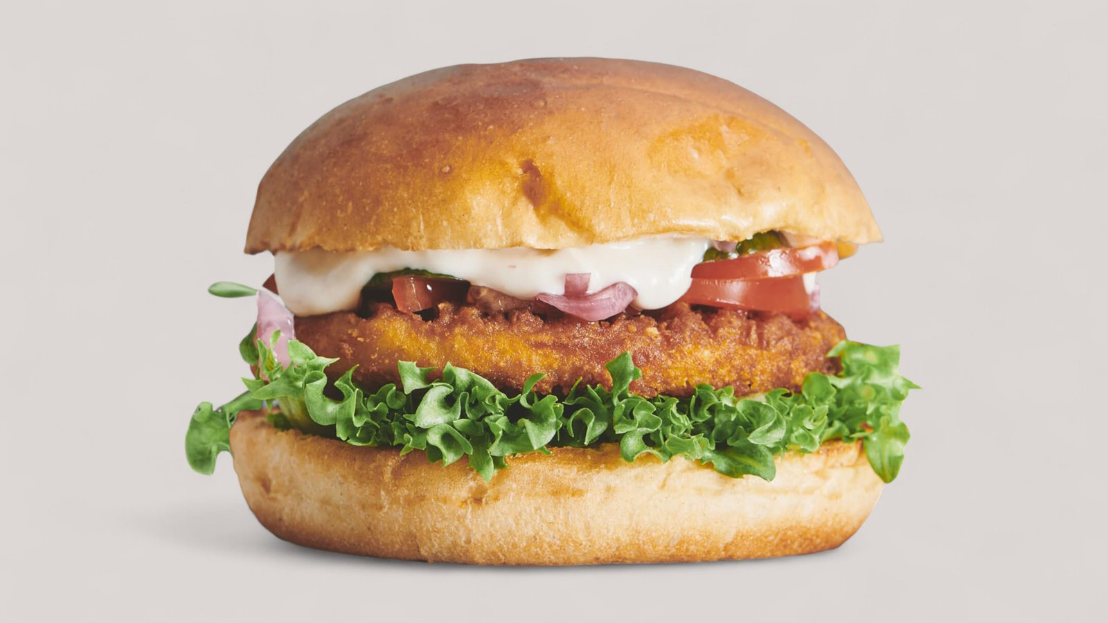 Square Burger Vegan Chicken Burger