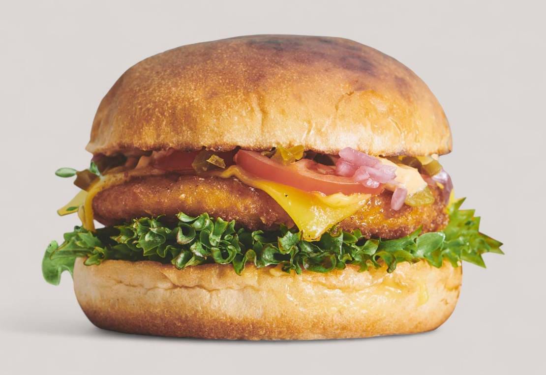 Square Burger Vegan Spicy Chicken Burger