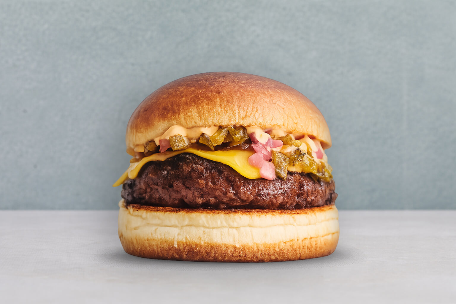 Square Burger Vegan Slider Spicy