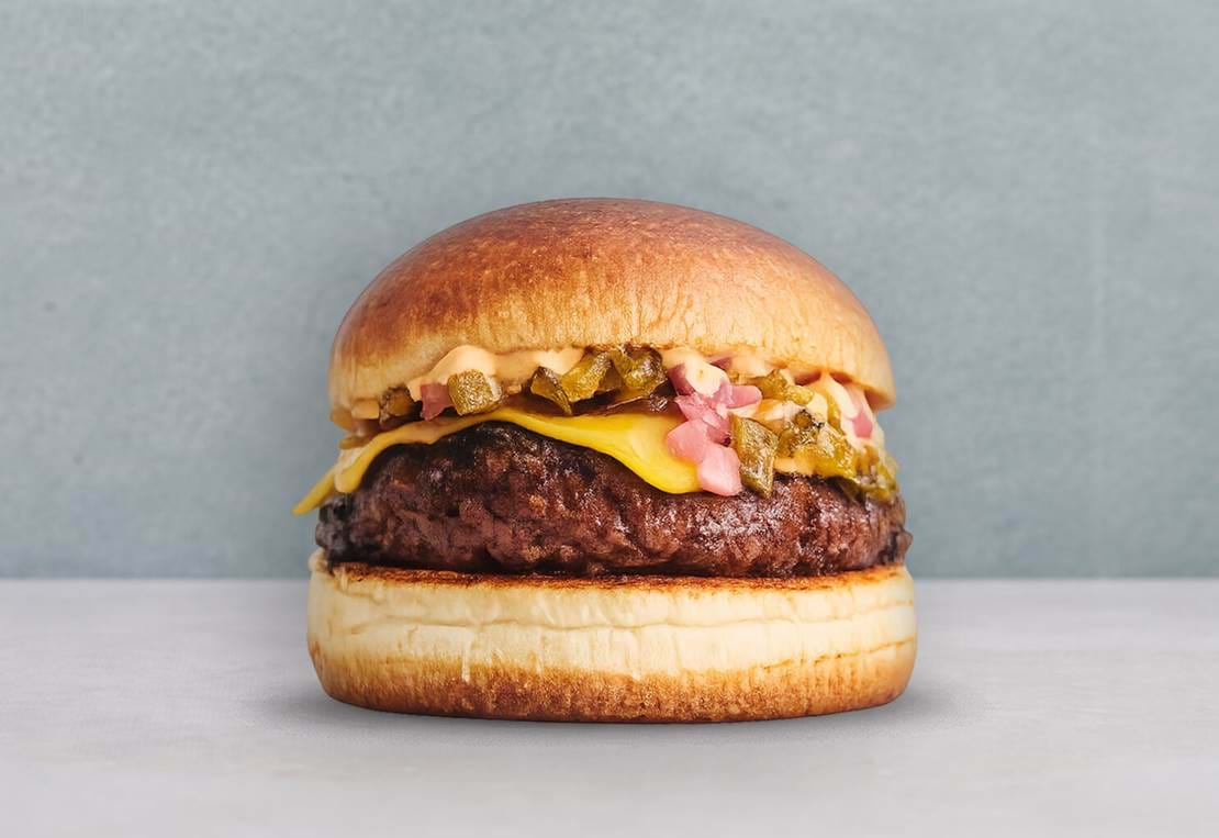 Square Burger Vegan Slider Spicy