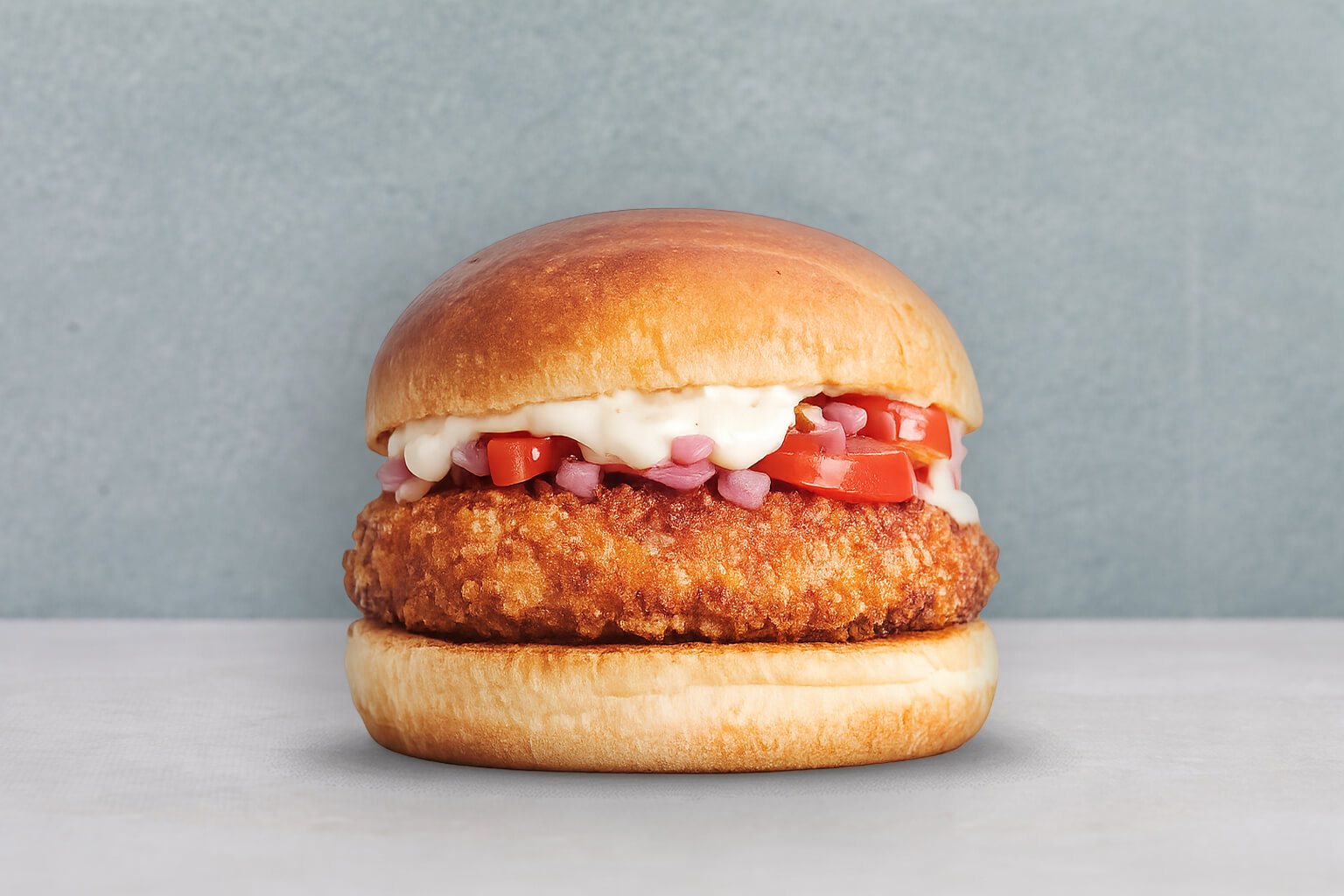Square Burger Vegan Slider Chicken