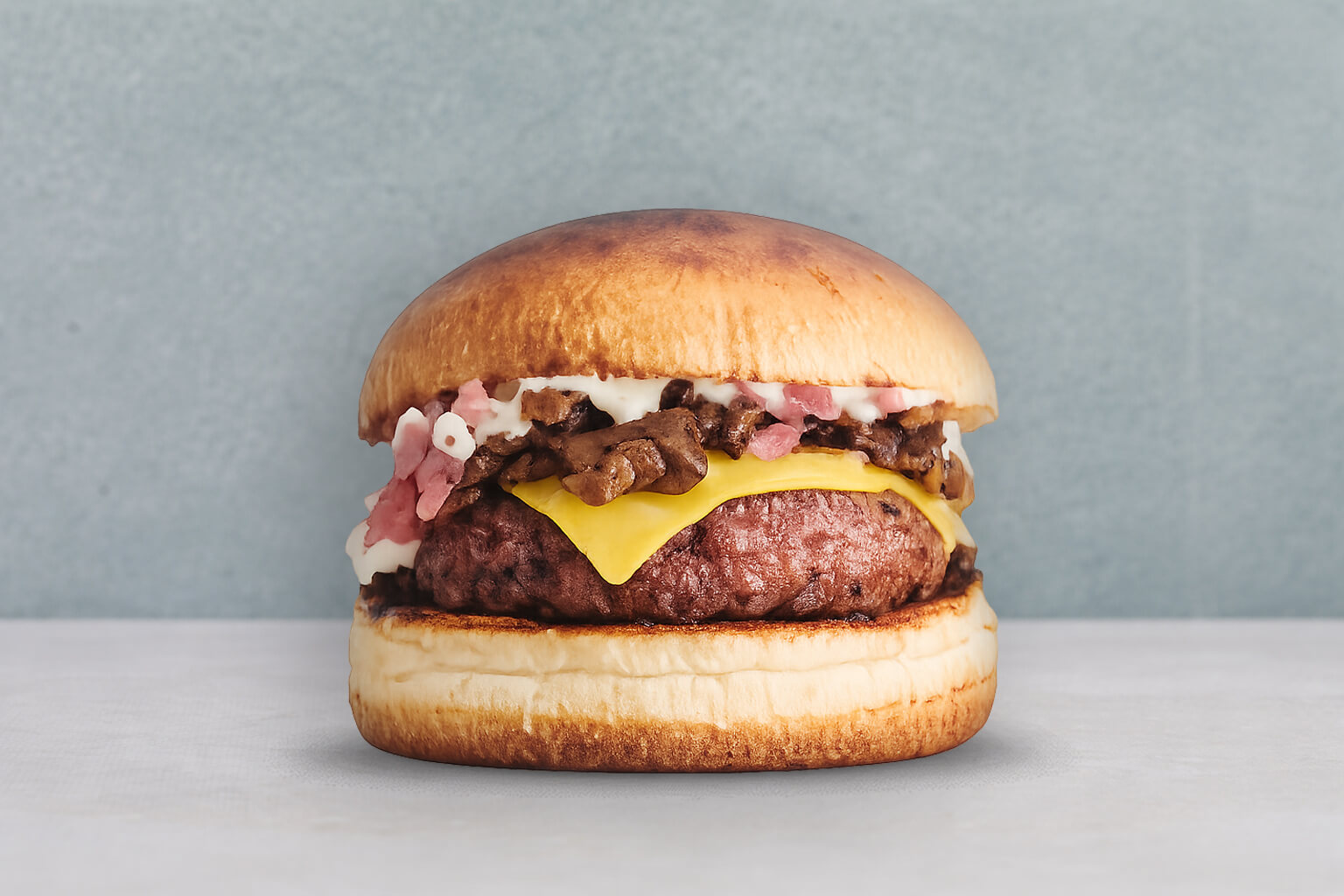 Square Burger Vegan Slider Trøffel